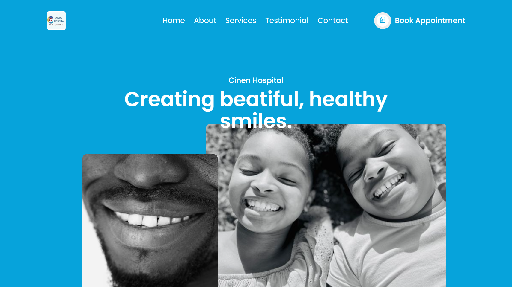 Dental Hospital Website Concept Thumbnail